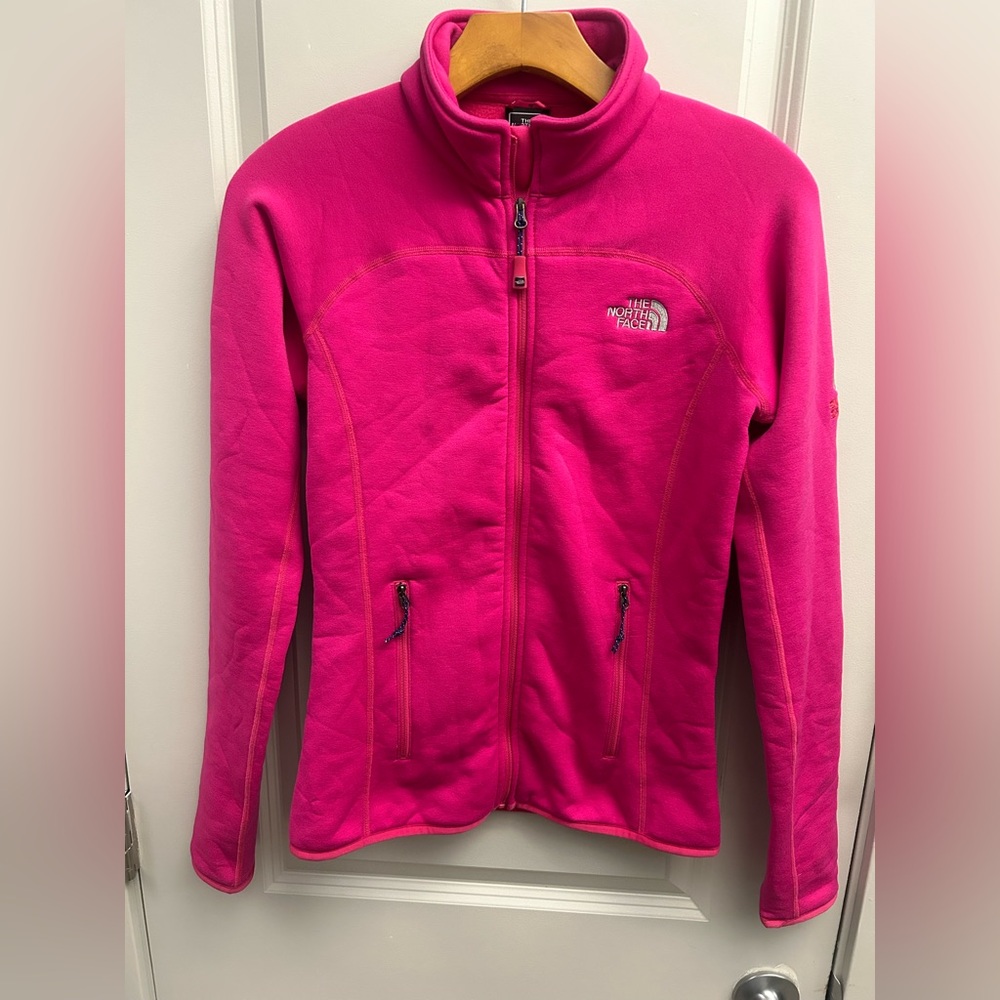 The North Face Women's Polartec Power Stretch Summit Series Pink Zip Up Jacket